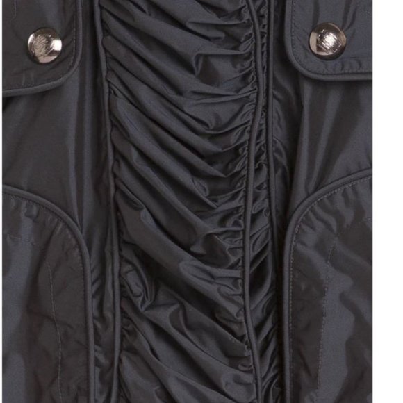 BURBERRY - AS SEEN ON THE 2007 RUNWAY COLLECTION, LONG SLEEVE JACKET WITH RUFFLE - Picture 12 of 16